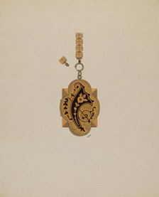 Locket, c. 1937. Creator: Edward White.