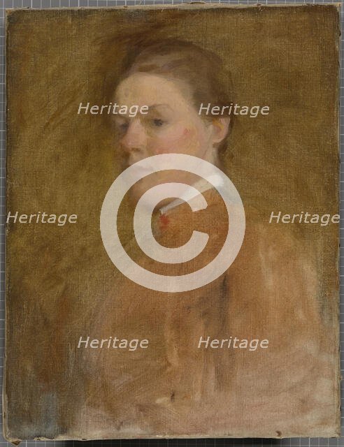 Cecilia Beaux Self-Portrait, c. 1889-1894. Creator: Cecilia Beaux.