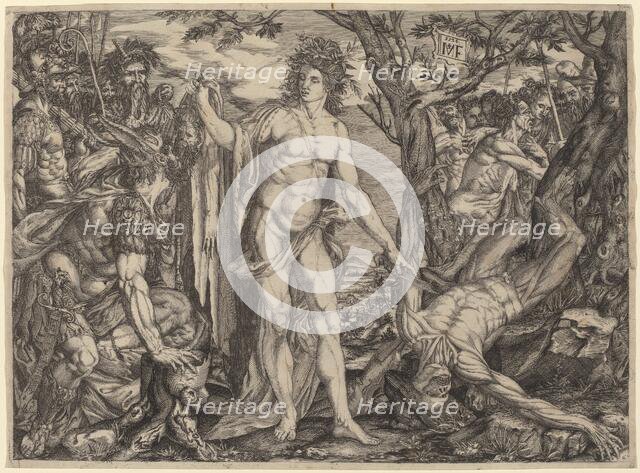 Apollo and Marsyas, 1536. Creator: Monogrammist M. F..