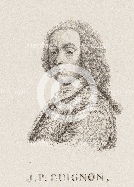 Portrait of the composer and violinist Jean-Pierre Guignon (1702-1774), 1740.