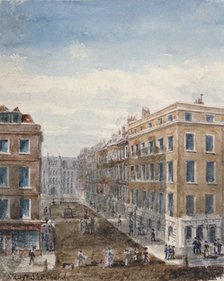 View of King Street, looking north from Cheapside to the Guildhall, City of London, 1840 Artist: Thomas Hosmer Shepherd