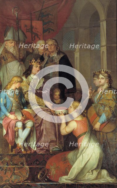 Christian I Proclaiming Holstein a Duchy in 1474, 1780. Creator: Abildgaard, Nicolai Abraham (1743-1809).