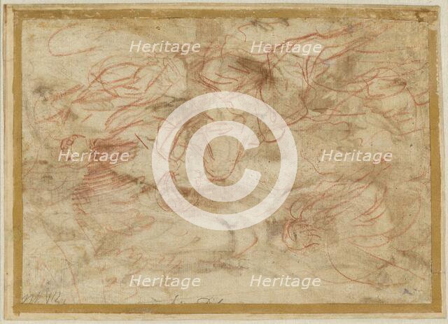 The Angel Appearing to Hagar in the Desert, c. 1660. Creator: Pier Francesco Mola.