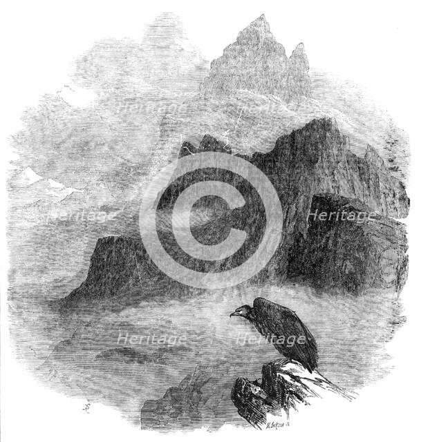 Summit of the Pic du Midi d'Osseau, Pyrenees, 1854. Creator: Mason Jackson.