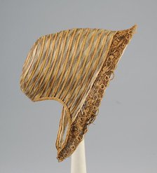 Bonnet, American, ca. 1855. Creator: Unknown.