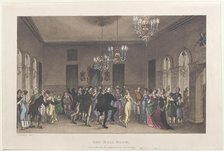 The Ball Room, from "Poetical Sketches of Scarborough", 1813., 1813. Creators: Thomas Rowlandson, Joseph Constantine Stadler, J. Bluck.