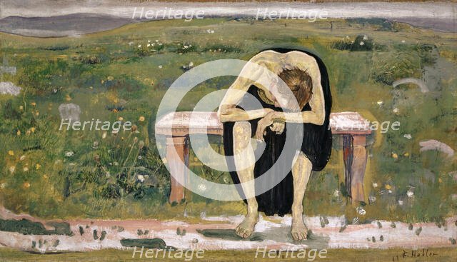 Disappointed Soul, ca 1891. Creator: Hodler, Ferdinand (1853-1918).