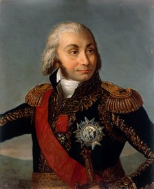 Portrait of Comte Jean-Baptiste Jourdan (1762-1833), Marshal of the Empire, 1834. Creator: Vien, Joseph-Marie, the Younger (1762-1848).