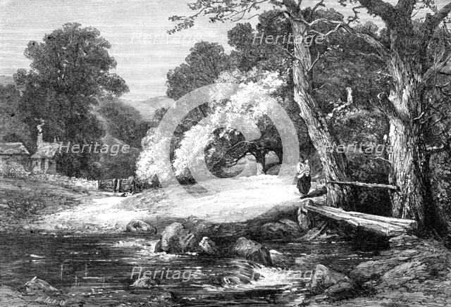 "The Combe Farm," by G. Chester, in the Royal Academy Exhibition, 1864. Creator: Mason Jackson.