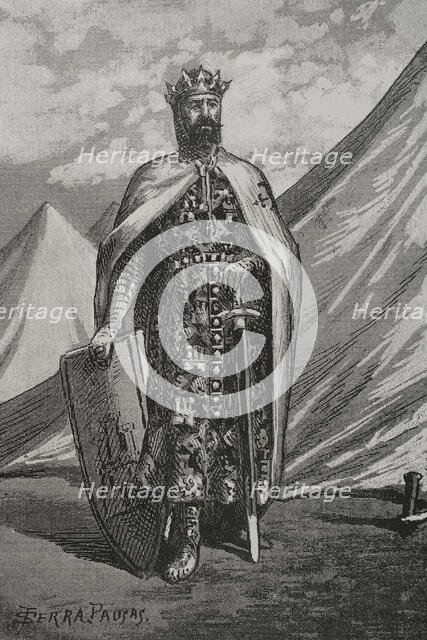 Ferdinand III of León and Castile, called the Saint (1199/1201-1252), 1890.  Creator: Joan Serra y Pausas.