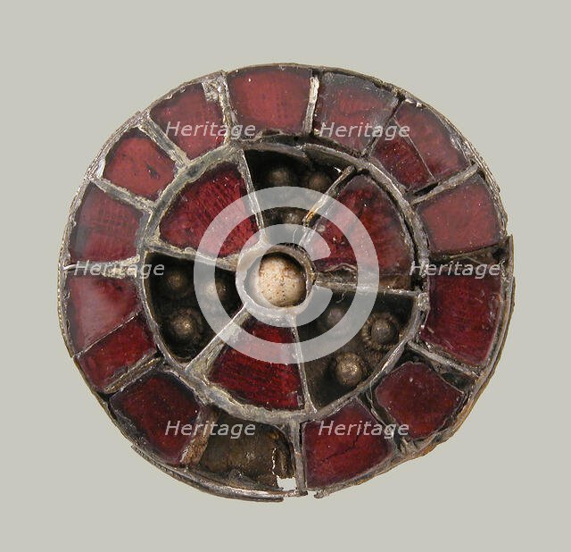 Disk Brooch, Frankish, first half 7th century. Creator: Unknown.