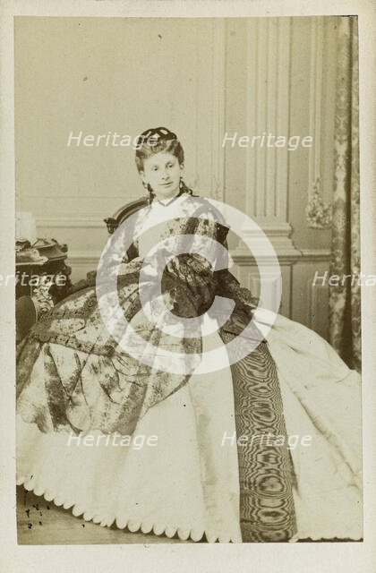 Duchess Sofia de Morny (1838-1896), née Countess Trubetskaya, 1860s. Creator: Anonymous.