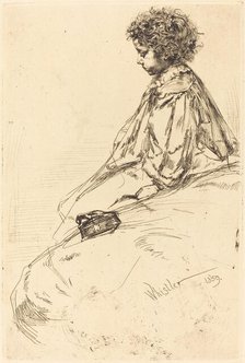 Bibi Lalouette, 1859. Creator: James Abbott McNeill Whistler.