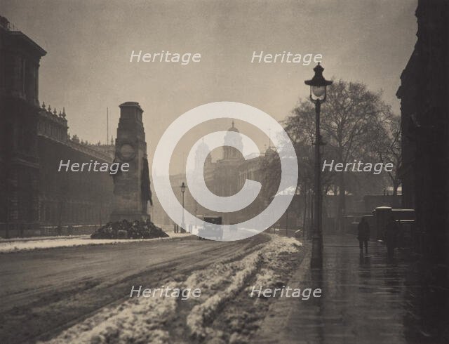 The London cenotaph, 1920s. Creator: Harry Moult.