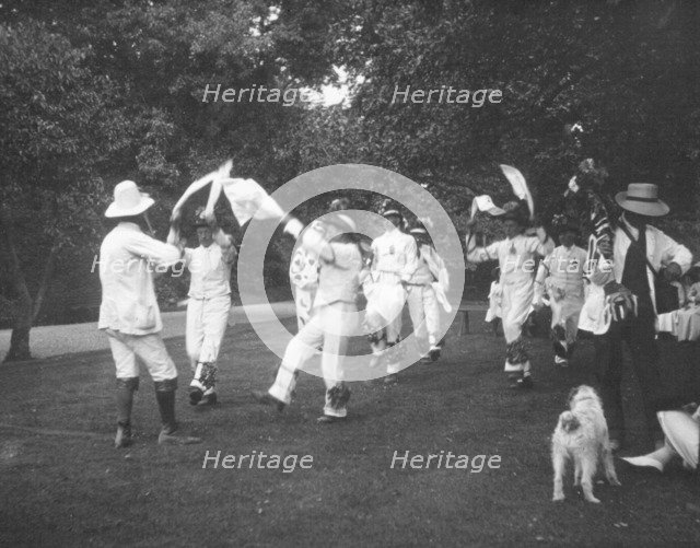 Bampton Morris Dancers, Oxfordshire, Whit Monday, 5 June 1911. Artist: Cecil Sharp