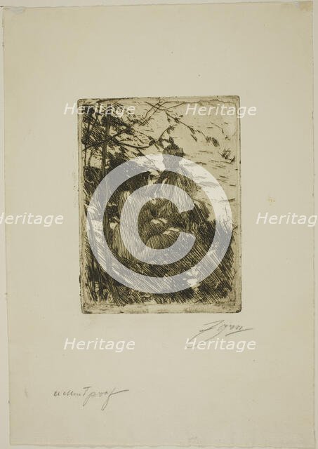 In the Open Air, 1890. Creator: Anders Leonard Zorn.