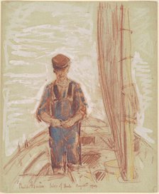Fisherman, Isle of Shoals, 1903. Creator: Frederick Childe Hassam.