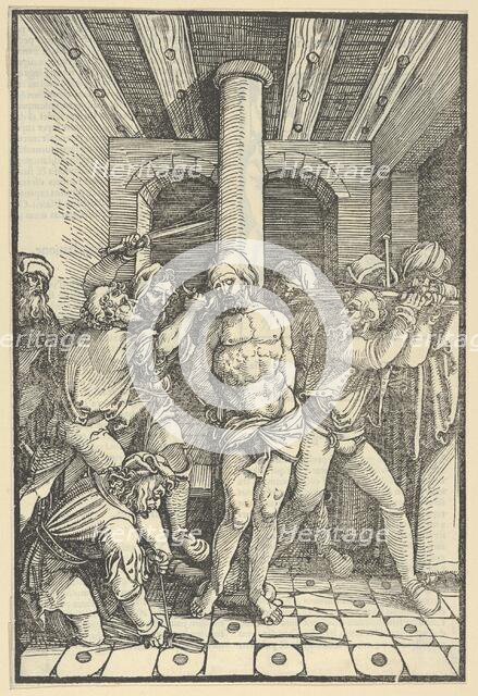 Christ Scourged, from Speculum passionis domini nostri Ihesu Christi, 1507. Creator: Hans Schäufelein the Elder.