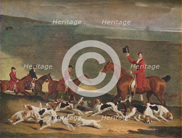 'Francis Duckenfield Astley, Esq., and his Harriers', c19th century. Artist: Richard Woodman.