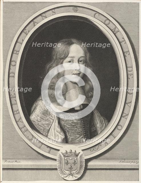 Charles d'Orléans-Longueville, Comte de Dunois, 1660. Creator: Robert Nanteuil.