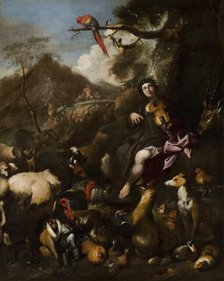 Orpheus Singing to the Animals, 1609-1664. Creator: Giovanni Benedetto Castiglione.