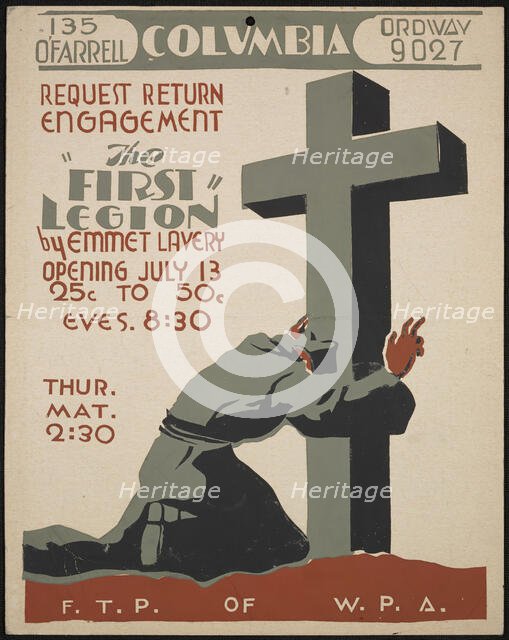 The First Legion, [193-]. Creator: Unknown.