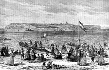 Heligoland, the island to be ceded to Germany, 1890. Creator: Unknown.