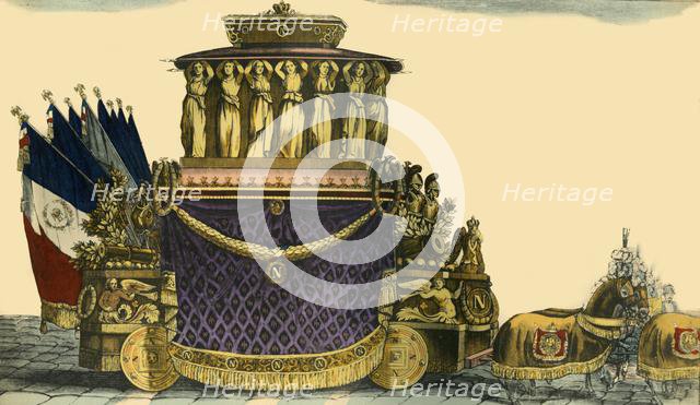 Napoleon's funeral carriage, 1840, (1921). Creator: Unknown.