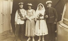 Four sailors performing in the play 'The Great Casimir', 1918. Creator: Unknown.