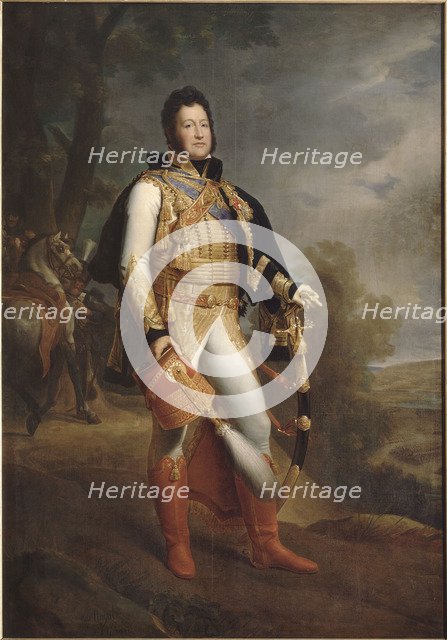 Louis-Philippe (1773-1850), in Hussar uniform, .