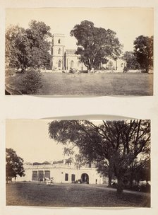 View of a Church and Grounds, 1850s. Creator: Unknown.