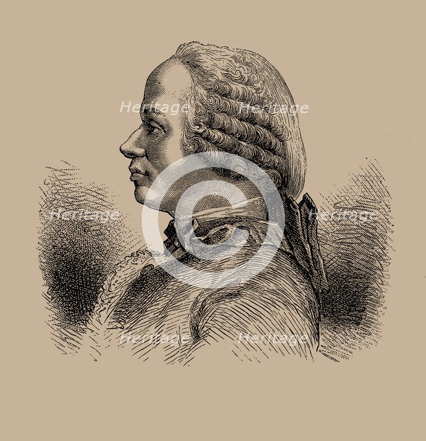 Portrait of Portrait of Jean le Rond D'Alembert (1717-1783), .