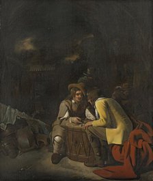 Soldiers playing Dice, 1656. Creator: Michiel Sweerts.
