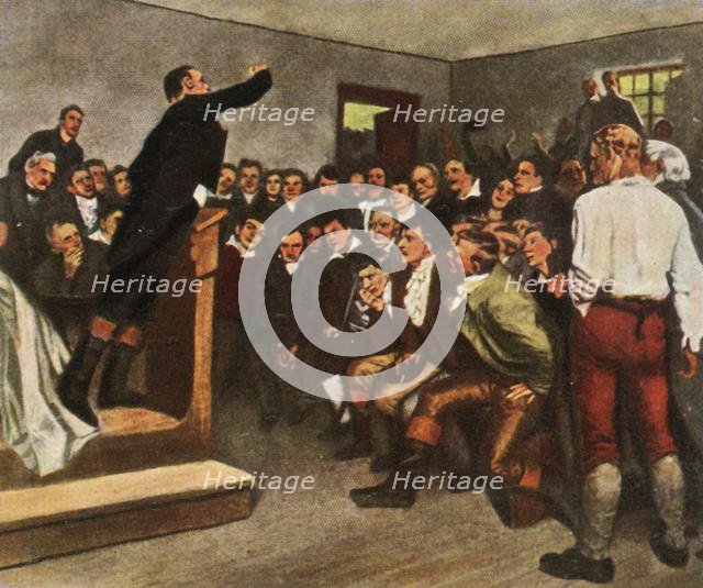 Professor Steffens rouses his audience to fight for freedom, 8 February 1813, (1936). Creator: Unknown.
