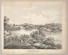 View in Central Park with Balcony Bridge and Oak Bridge (Valentine's Manual), 1861. Creator: George Hayward.