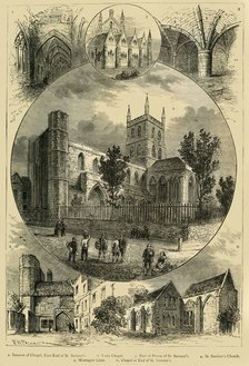 'Views of St. Saviour's Church', (c1878). Creator: Unknown.