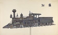 Locomotive, 1935/1942. Creator: Unknown.