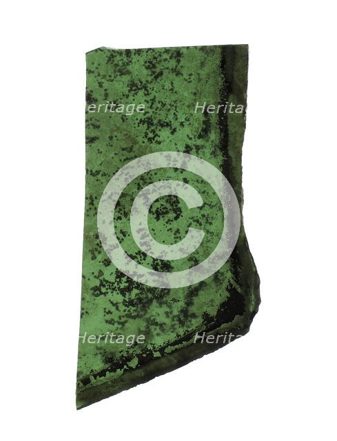 Glass Fragment, French, 15th century. Creator: Unknown.