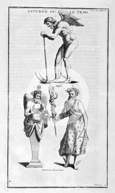 'Saturn', 1757.  Artist: Bernard de Montfaucon