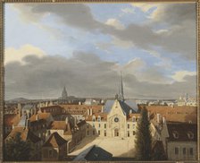 Laennec Hospital seen from rue de Sevres, 1839. Creator: Corard.