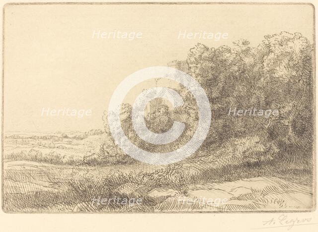 Old Chateau (Un vieux chateau). Creator: Alphonse Legros.