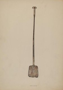 Flue Shovel, c. 1937. Creator: John Cooke.