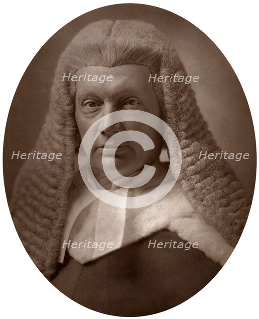 Hon Sir Joseph William Chitty, Judge of the High Court of Justice, 1883.Artist: Lock & Whitfield