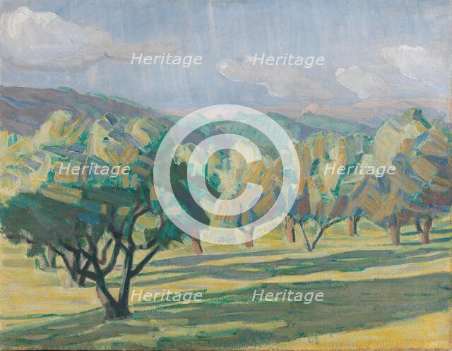 Olive Trees, Cagnes, 1923. Creator: Niels Larsen Stevns.