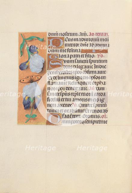 Hours of Queen Isabella the Catholic, Queen of Spain: Fol. 33v, c. 1500. Creator: Master of the First Prayerbook of Maximillian (Flemish, c. 1444-1519); Associates, and.