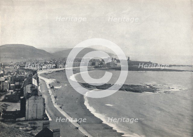 'Aberystwith - View of the Bay, Showing the Castle and the University College', 1895. Artist: Unknown.