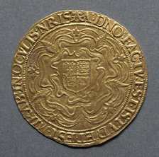 Sovereign of Thirty Shillings (reverse), 1583-1603. Creator: Unknown.