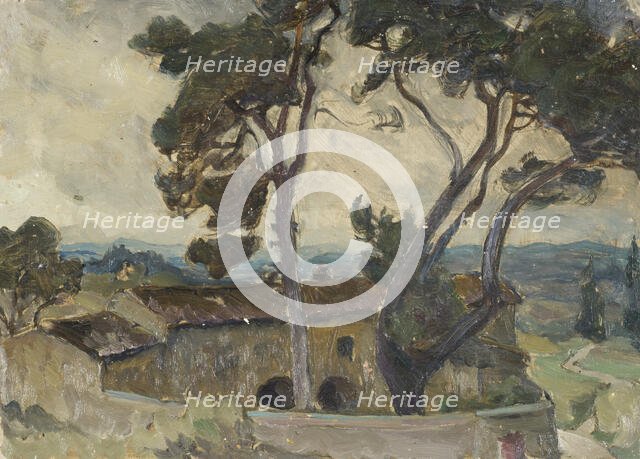 Study from Spoleto, Italy, 1922. Creator: Anna Katarina Boberg.