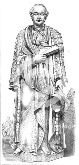 Statue of Prince Albert at Canterbury Cathedral, 1869. Creator: Unknown.