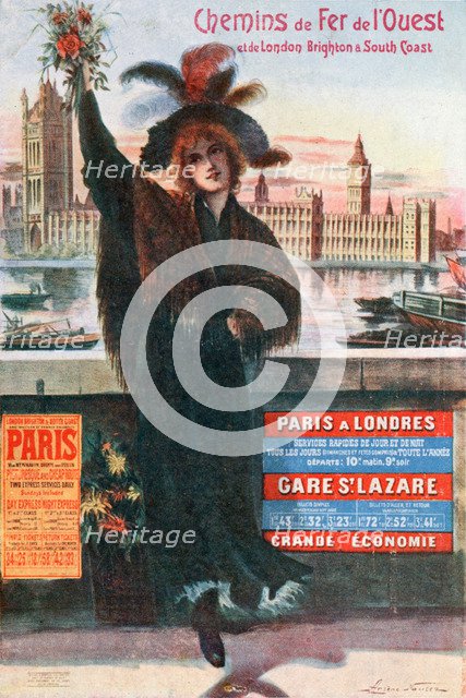 Railroads of the west, c1900. Artist: Unknown